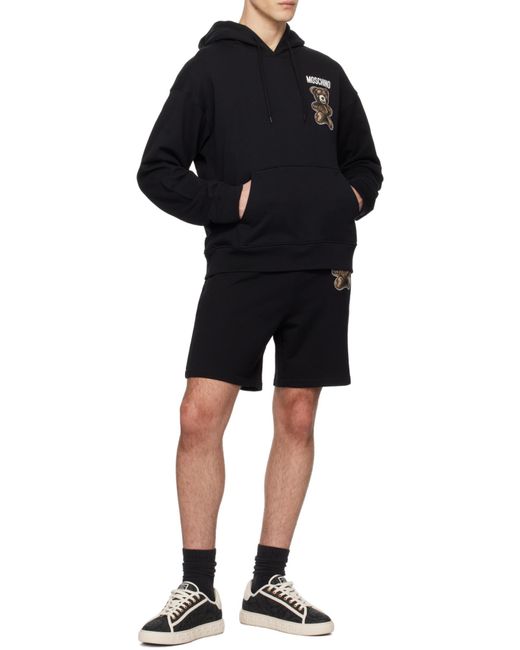 Moschino Blue Long Sleeve Sweatshirt for men