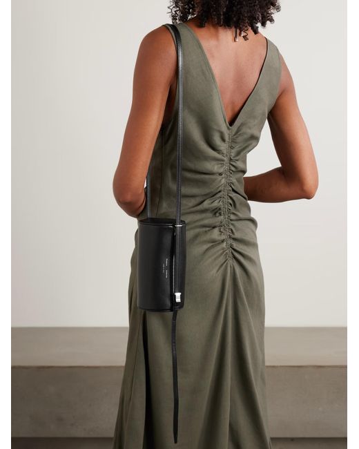 Proenza Schouler Black Silo Leather Shoulder Bag