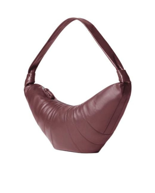 Lemaire Purple Large Croissant Bag