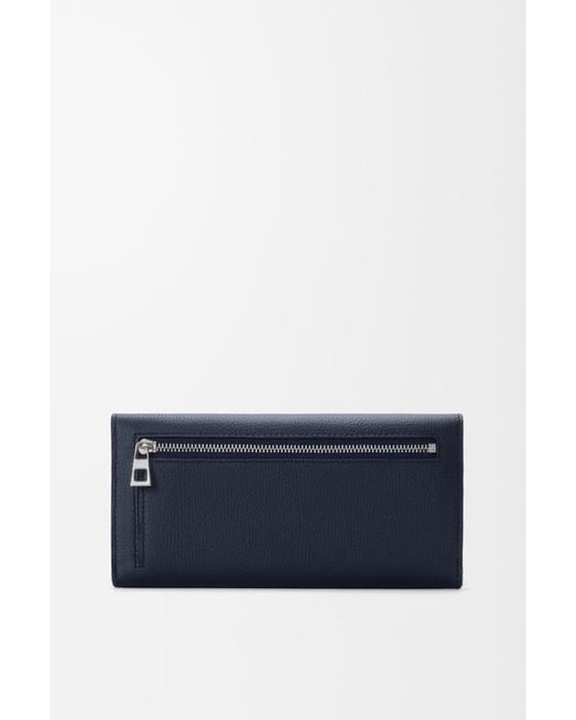 Loewe Blue Anagram Continental Wallet