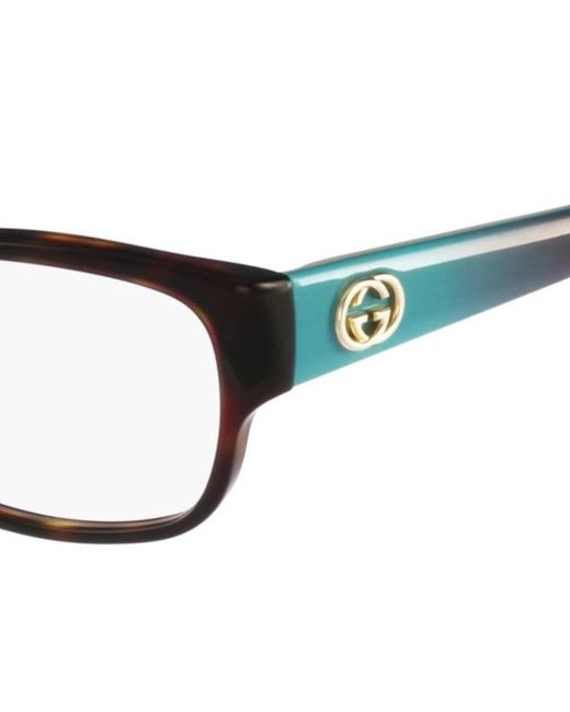 Gucci White Logo Detail Flat Lens