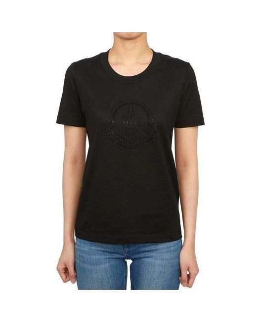 Moncler Black Crew Neck T-Shirt