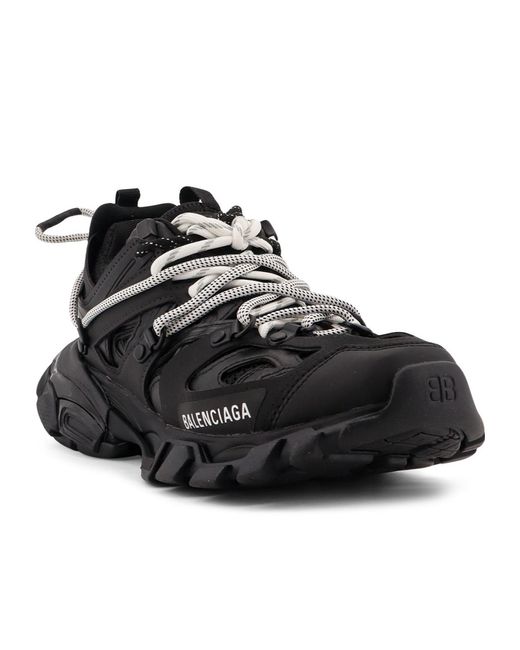 Balenciaga Black Track Trail Lace-Up Sneakers