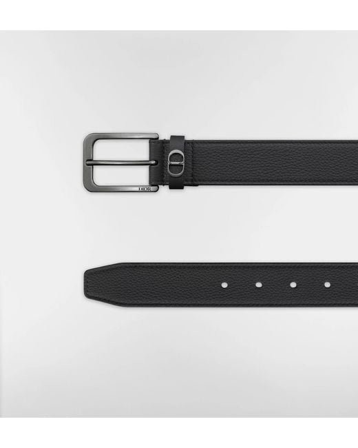 Dior White Cd Icon Belt for men