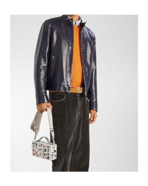 Fendi Blue Blouson for men
