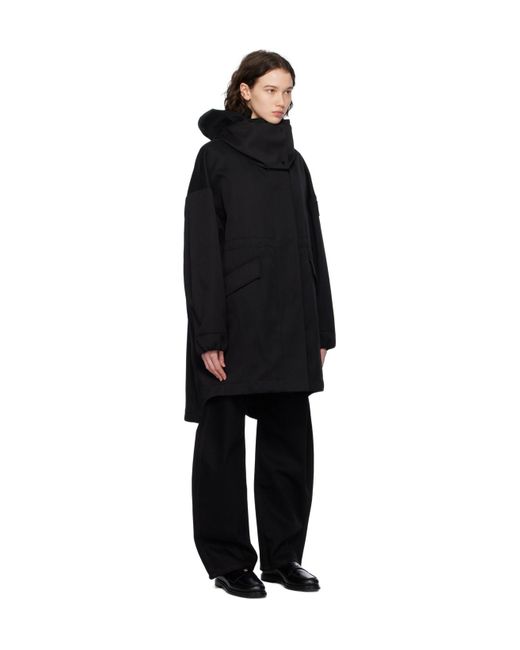 Canada Goose Black Olivine Parker Long-Sleeved Coat