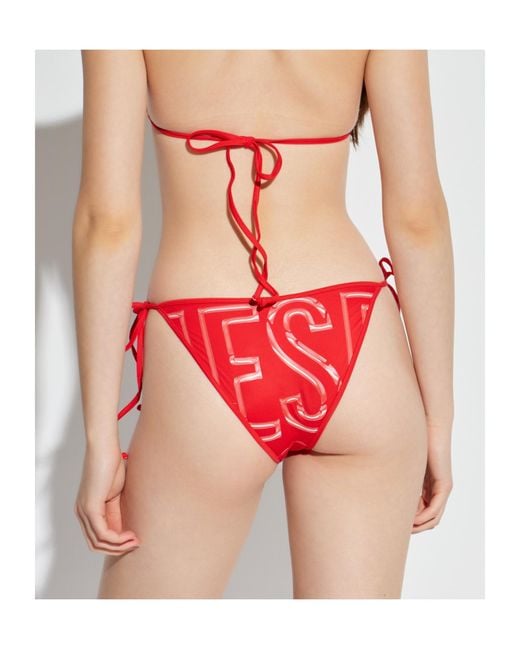 DIESEL Red Taylor D Core Swimsuit Bottoms