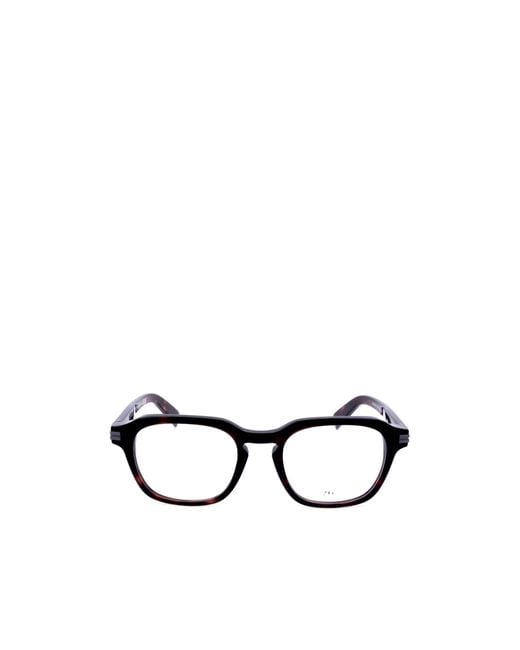 Zegna White Rectangular Optical Glasses for men