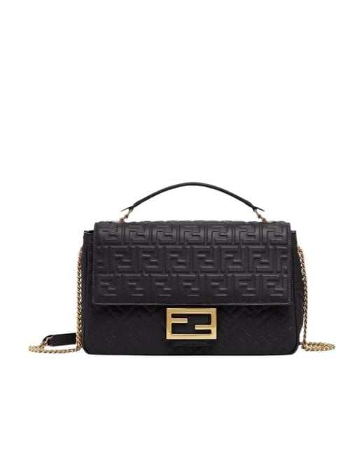 Fendi Black Nappa Leather Bag