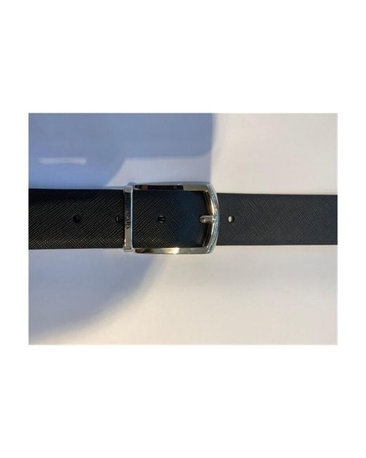 Prada White Reversible Belt for men