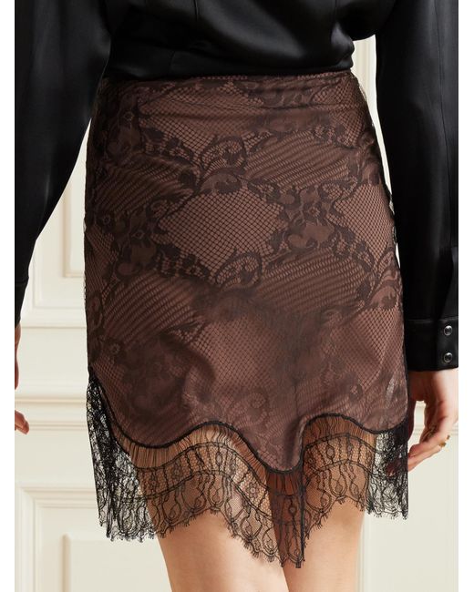 Tom Ford Brown Sector Skirt