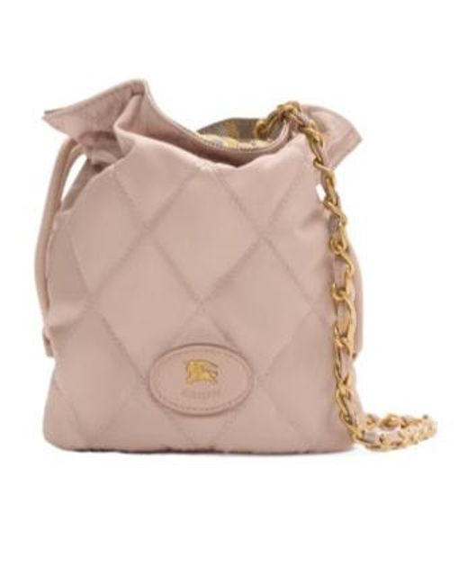 Burberry Natural Horseshoe Chain Pouch