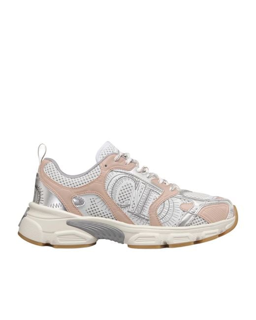 Dior White Chrono Sneakers