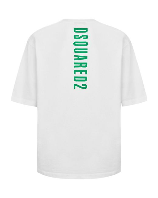 DSquared² White Solid Color T-Shirt for men