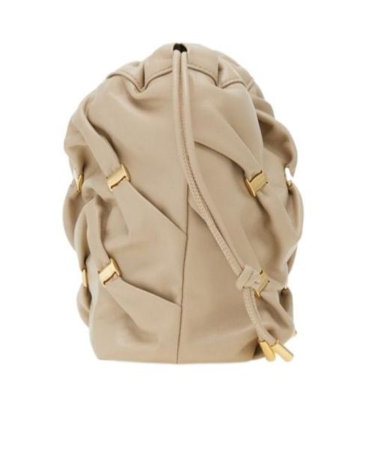 Ferragamo Natural Ferragamo Mini Bucket Bag