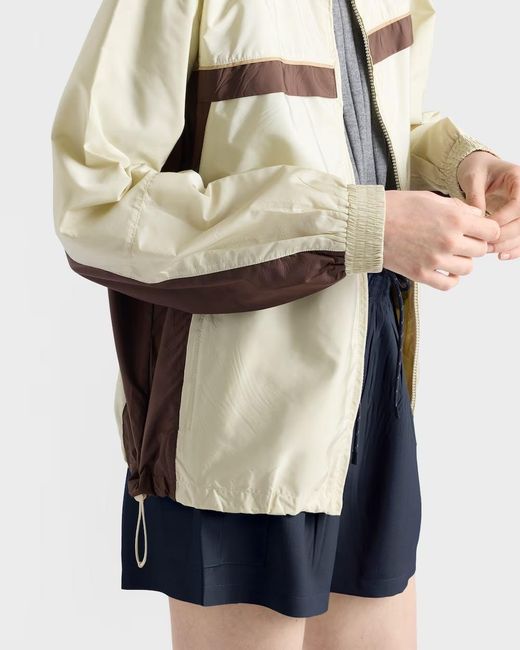 Prada Natural Lightweight Re-Nylon Jacket