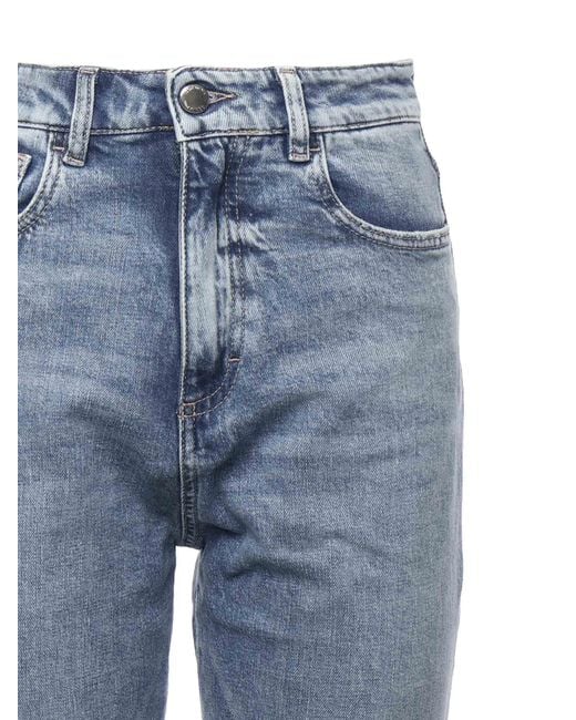 ICON DENIM Blue Karolina Straight-Leg Jeans