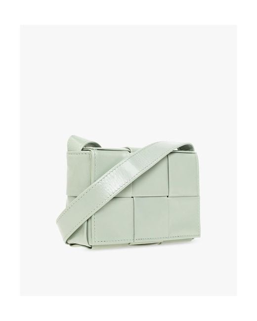 Bottega Veneta Green Magnetic Buckle Shoulder Bag for men