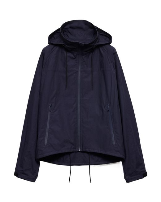 Prada Blue Cotton Jacket for men