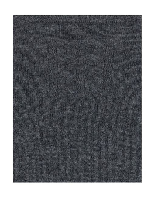 Semicouture Black Round-Neck Dress