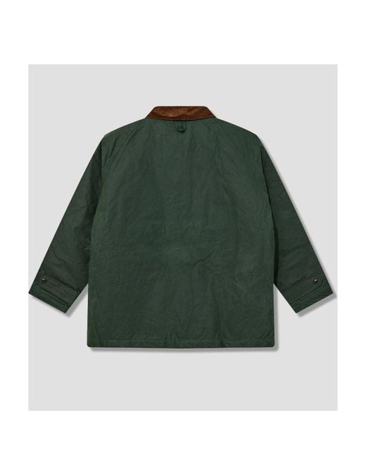 Drake's Green Long-Sleeved Casual Jacket for men