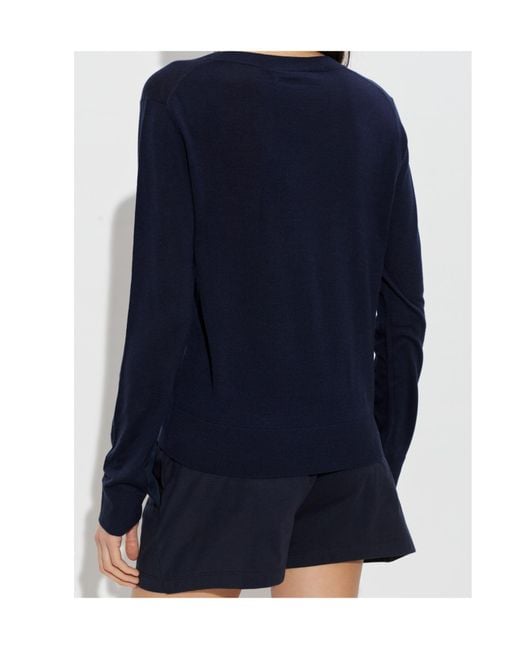 DSquared² Blue V-Neck Knitted Jumper