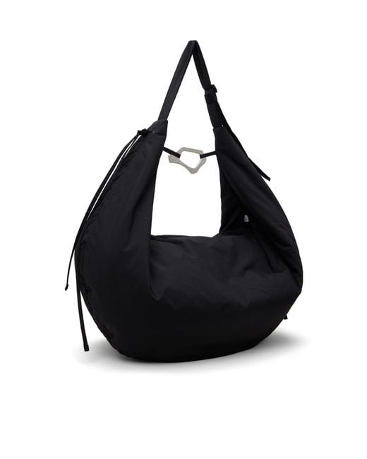HELIOT EMIL Black Cauda Shoulder Bag for men