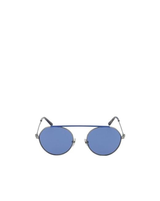 Calvin Klein Blue Logo Sunglasses for men