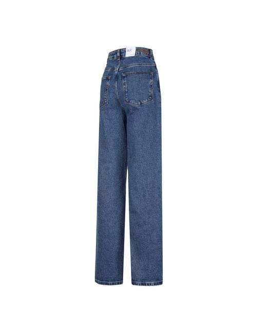 SELECTED Blue Wide-Leg Jeans