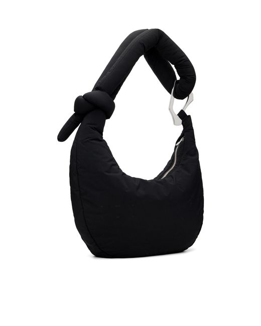 HELIOT EMIL Black Attache Zipper Shoulder Bag for men