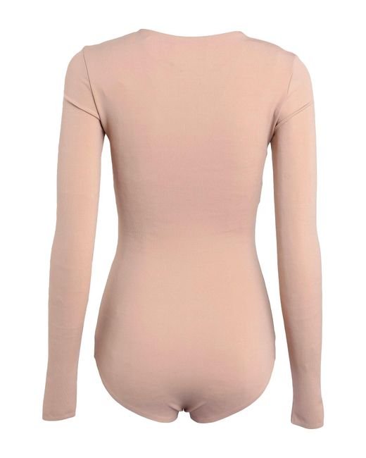 Maison Margiela Pink Long-Sleeved Bodysuit