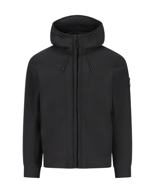 Stone Island Black Long Sleeve Jacket for men