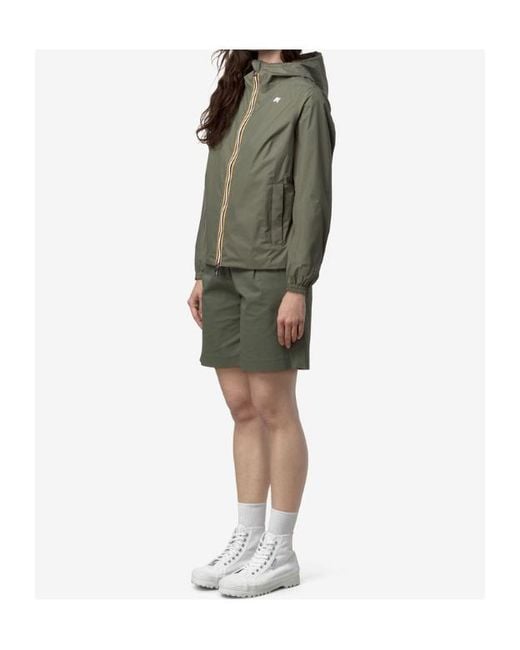 K-Way Green Lil 2.0 Plus.2 Reversible Jacket