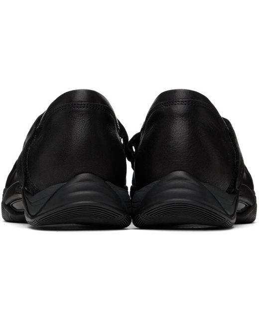 Our Legacy Black Sweetheart Cross-Strap Ballet Flats for men