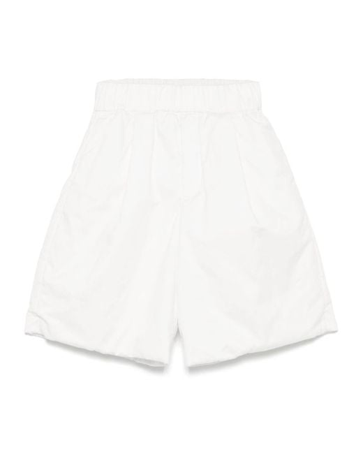 Dries Van Noten White Plato Shorts for men