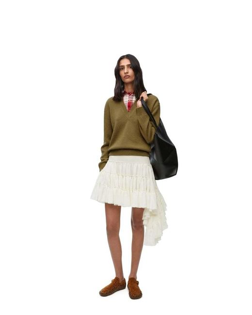 Loewe Green Trompe L'Oeil Jumper
