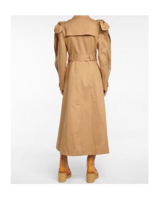 Gabriela Hearst Natural Detachable Belt Trench Coat