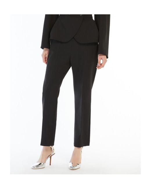 Max Mara Black High Waist Regular Fit Pants