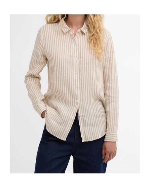 Barbour Pink Marine Relaxed Long-Sleeved Shirt