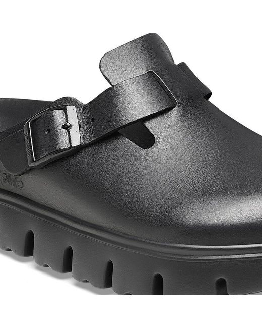 Birkenstock Black Boston Chunky Slippers