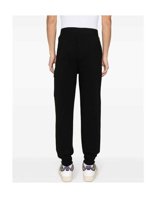 C P Company Blue Lens-Detailed Tapered Leg Track Pants for men