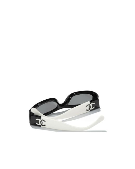 Chanel White Logo Sunglasses