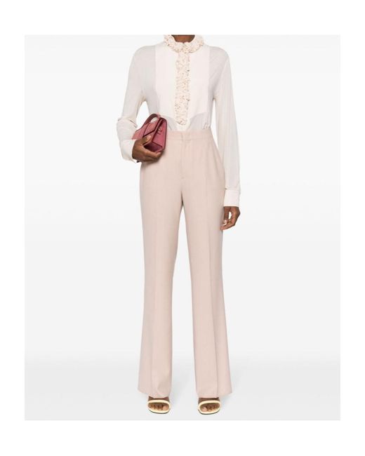 Philosophy Di Lorenzo Serafini White Front Detailed Shirt