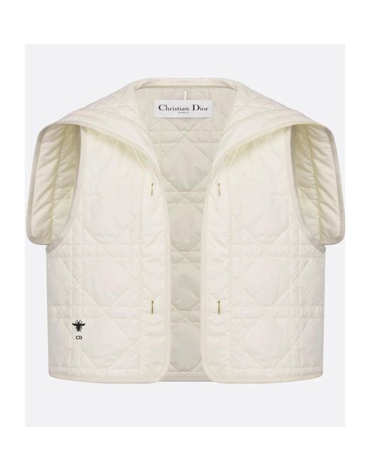Dior White Sleeveless Vest