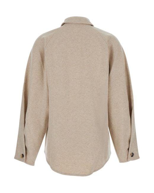 Max Mara Natural Ceci Long-Sleeved Shirt