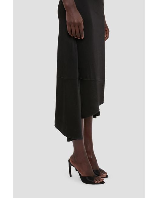 Victoria Beckham Black Asymmetrical Skirt