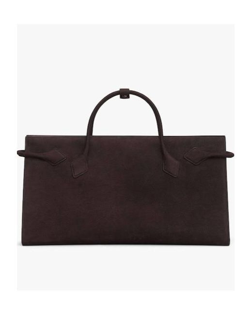 Alaïa Brown Alaïa Le Teckel Top Handle Bag