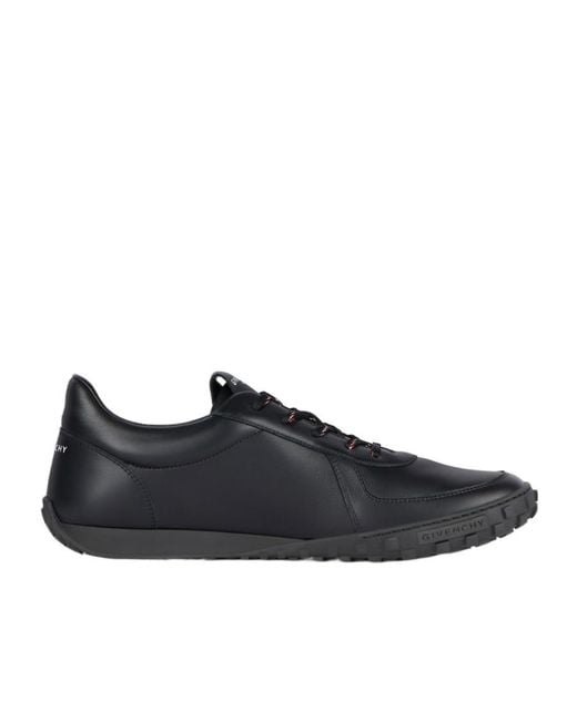 Givenchy Black Glide Lace-Up Sneakers for men