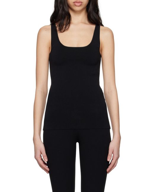 Totême Black Totême Sleeveless Knitted Tank Top