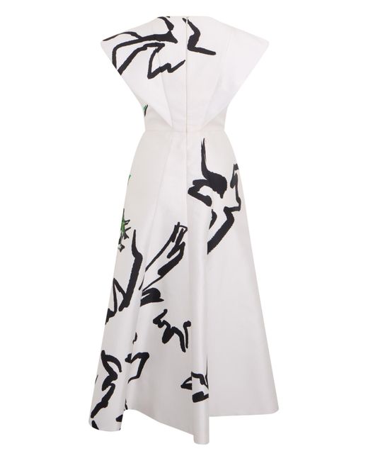 Philosophy Di Lorenzo Serafini White Graphic Floral Dress